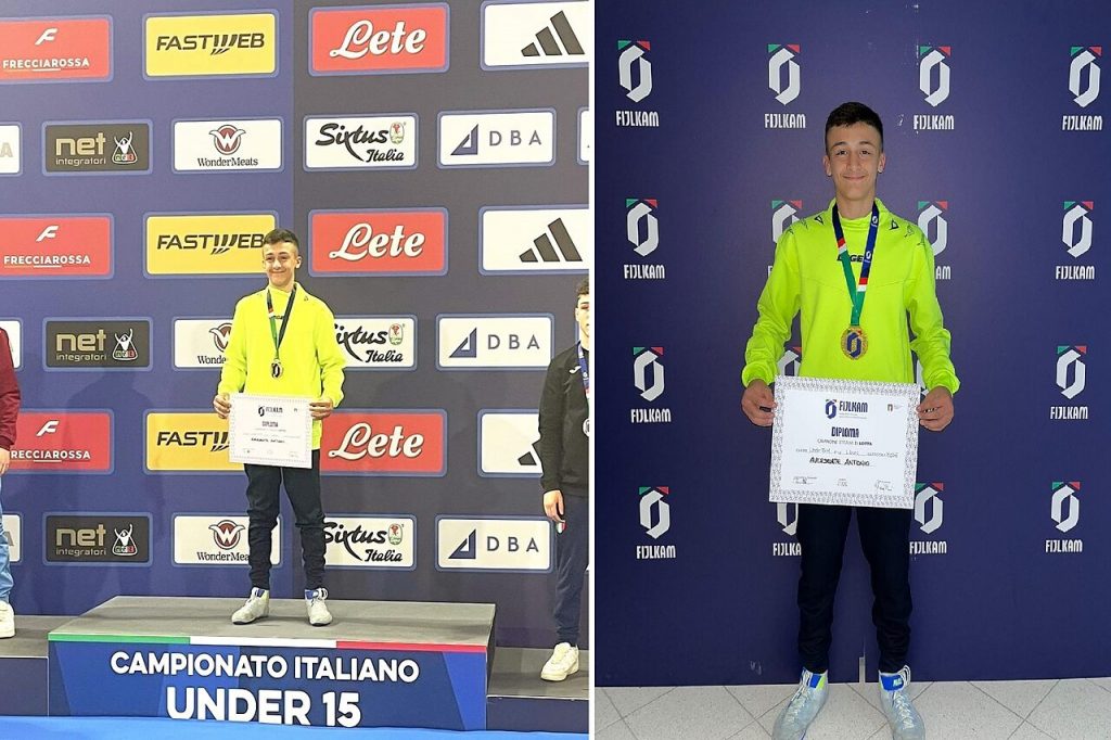 Antonio Aversente, campione italiano di lotta per la quarta volta