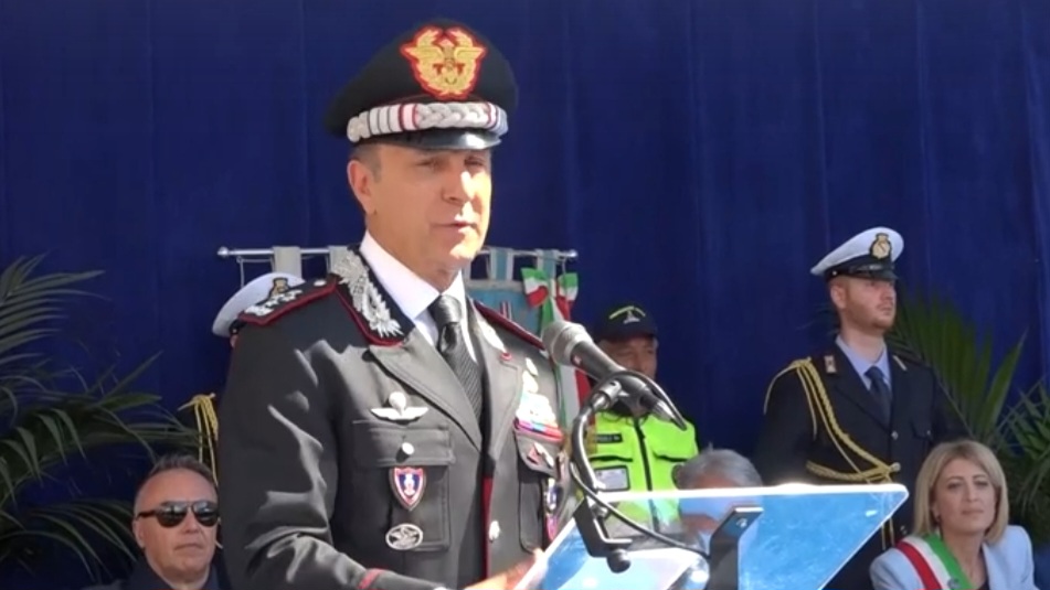 Carinola conferisce la cittadinanza onoraria al comandante Luongo