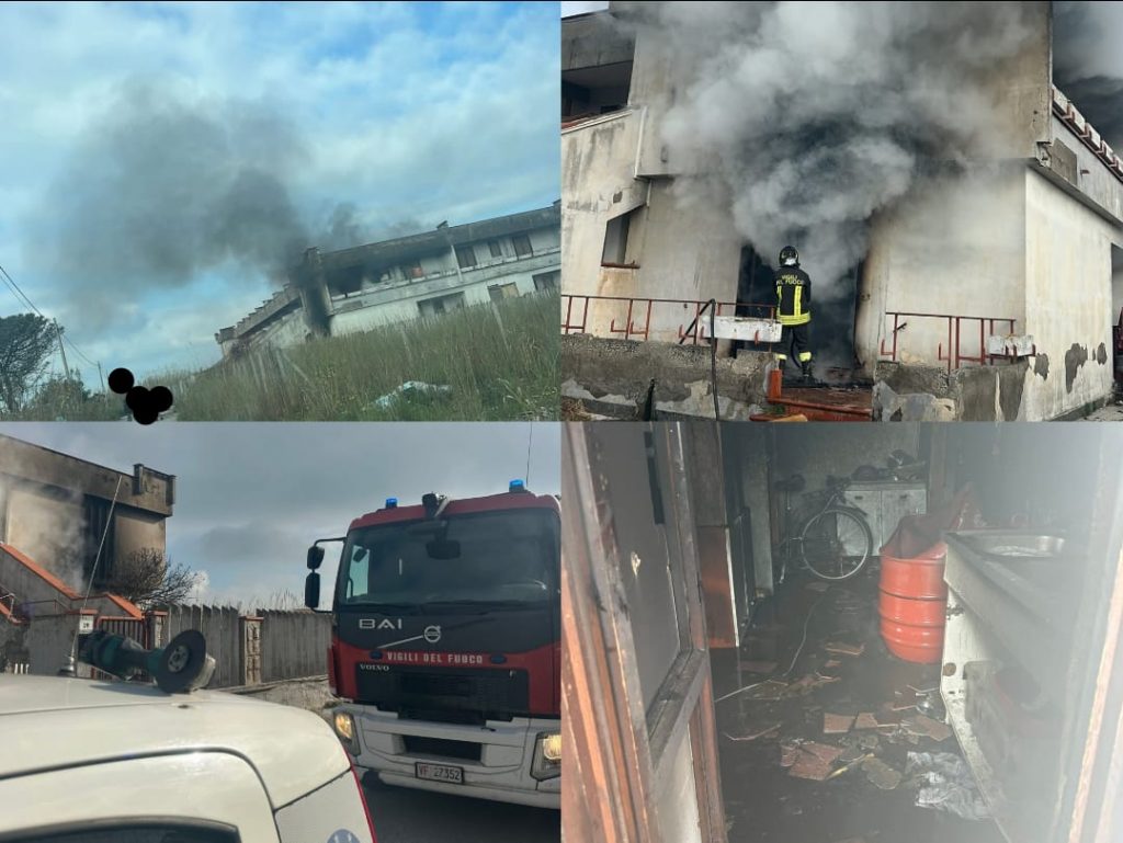Incendio a Castel Volturno: intervento rapido dei soccorsi